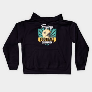 Awesome Fantasy Football Champion Winning Prize Kids Hoodie